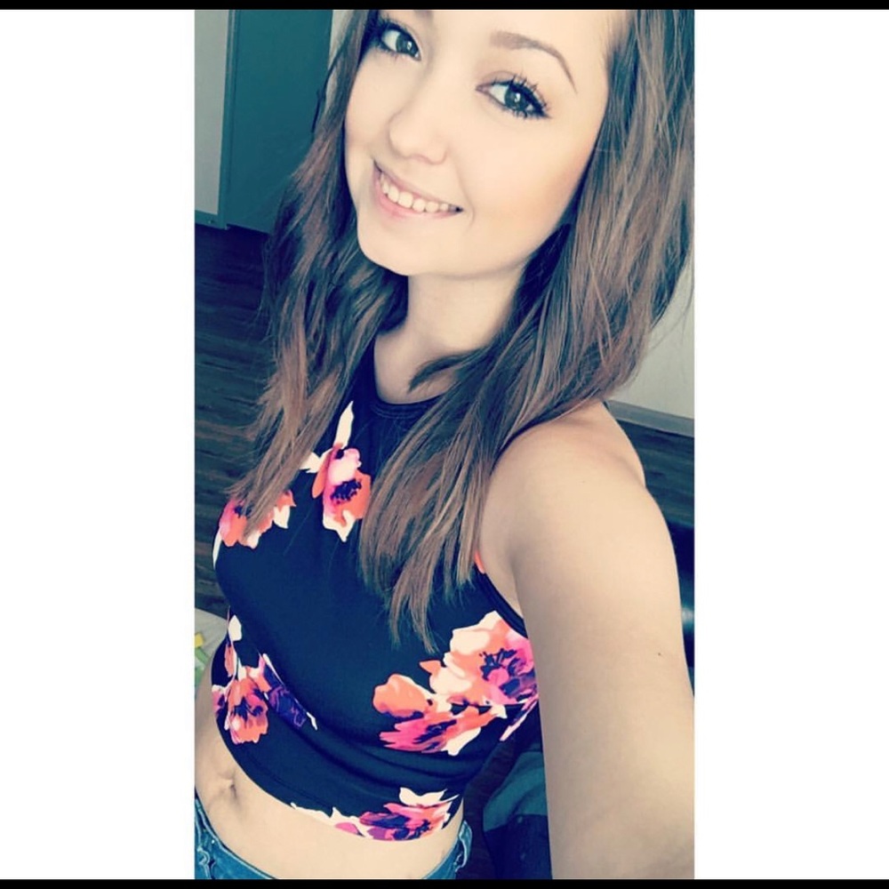 Floral crop top